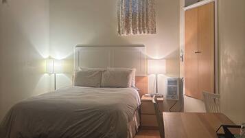 Individually decorated, individually furnished, desk, laptop workspace