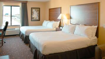 Literie de qualité, décor unique, ameublement unique, bureau