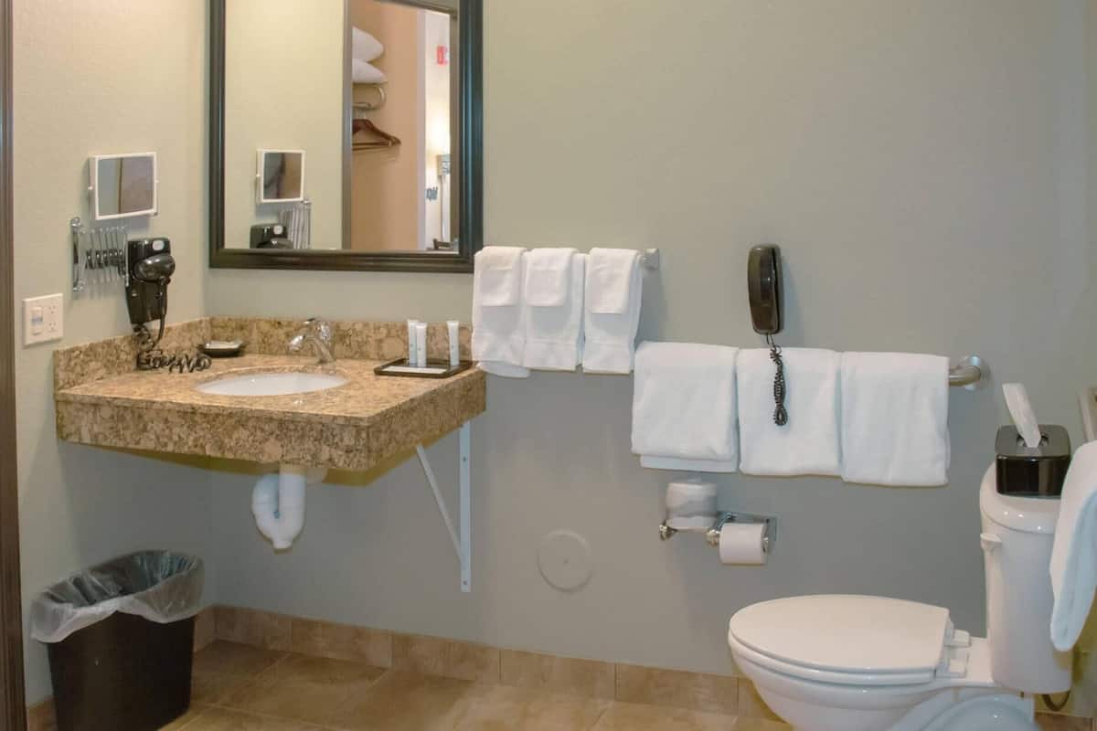 Room, 1 King Bed, Accessible, Non Smoking | Premium bedding, individually decorated, individually furnished, desk