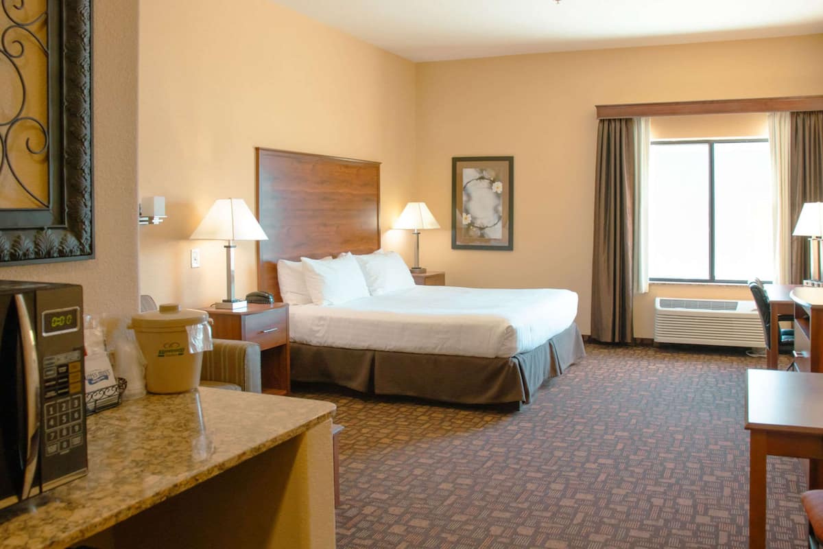 Room, 1 King Bed with Sofa bed, Accessible, Non Smoking | Premium bedding, individually decorated, individually furnished, desk