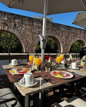 Terrace/patio - Hotel Boutique Casa San Diego (Morelia)