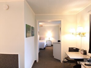 Desk, iron/ironing board, free WiFi, bed sheets