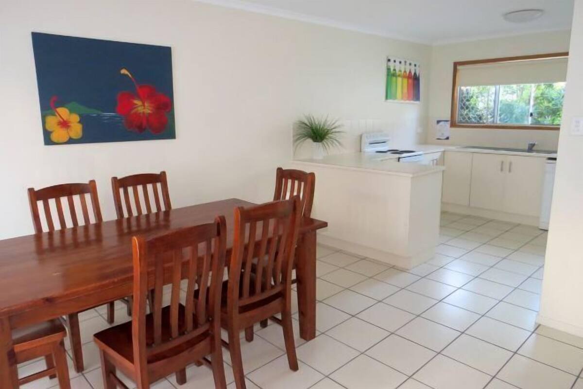1 bedroom, pillow-top beds, blackout curtains, iron/ironing board