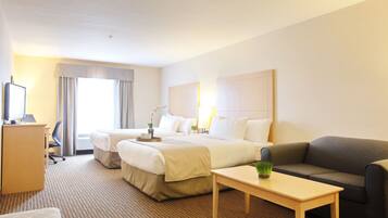 Standard Double Room, Multiple Beds | Premium bedding, pillow-top beds, desk, laptop workspace