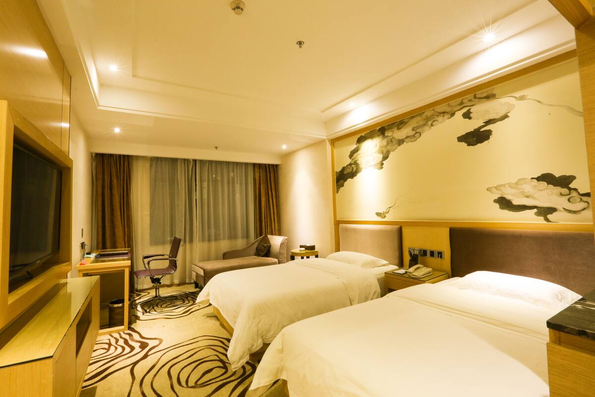 Ropa de cama de alta calidad y minibar