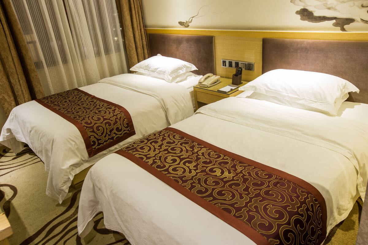 Ropa de cama de alta calidad y minibar