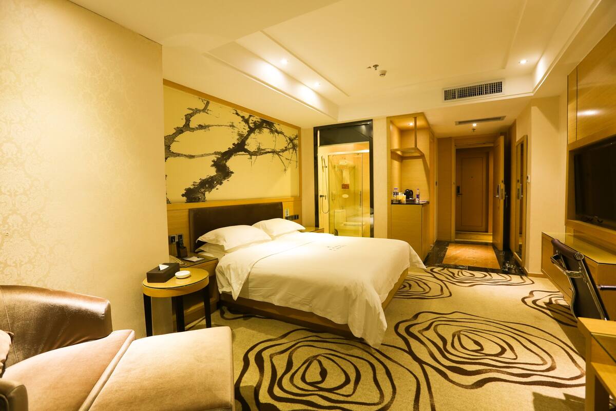 Ropa de cama de alta calidad y minibar
