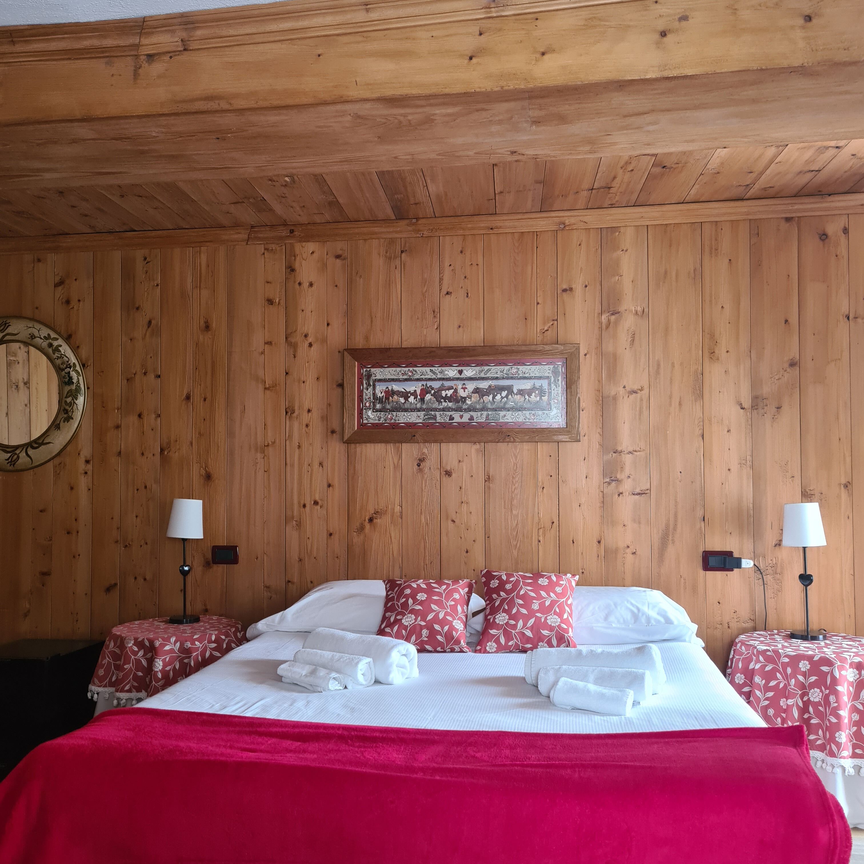 Junior Double Room, 1 Double Bed, Mountain View, Garden Area | Down comforters, free WiFi, bed sheets