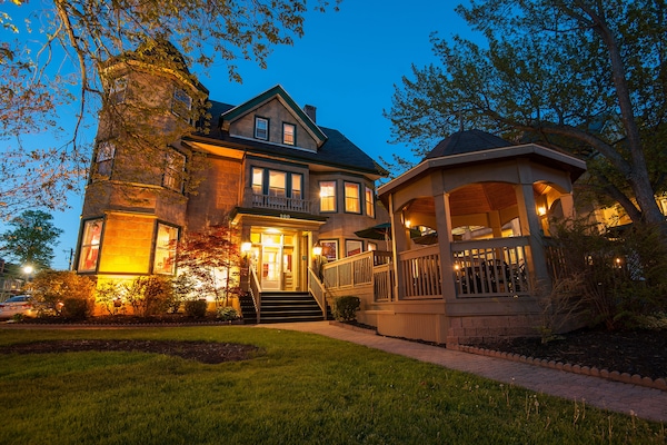 Front of property – evening/night