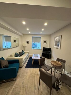 Apartment, 2 Bedrooms | Living area | Flat-screen TV, DVD player - Parnell Square Apartments (Dublin)