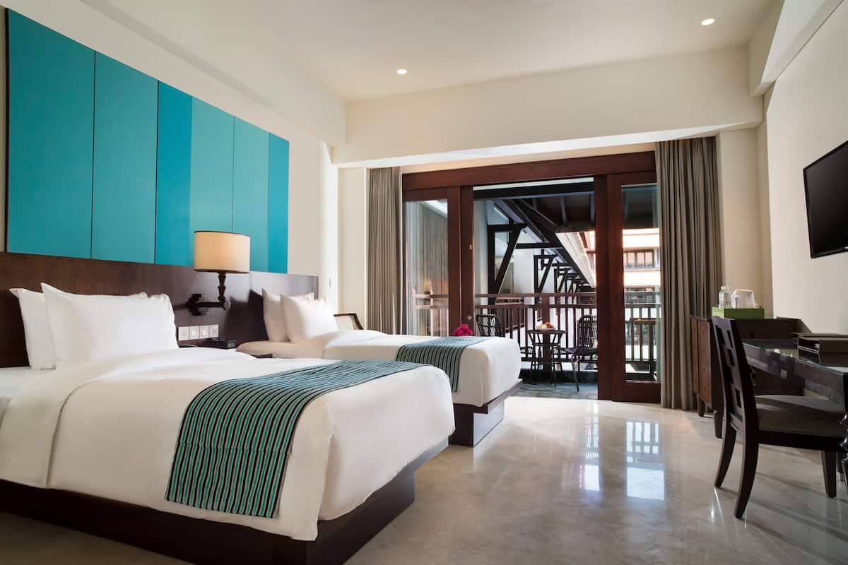 Premium Room, 2 Single Beds, Pool View