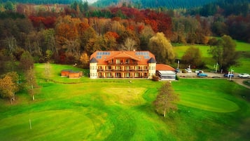 Blick auf den Golfplatz