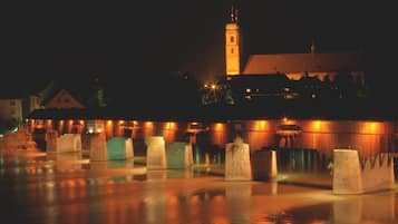 Front of property – evening/night