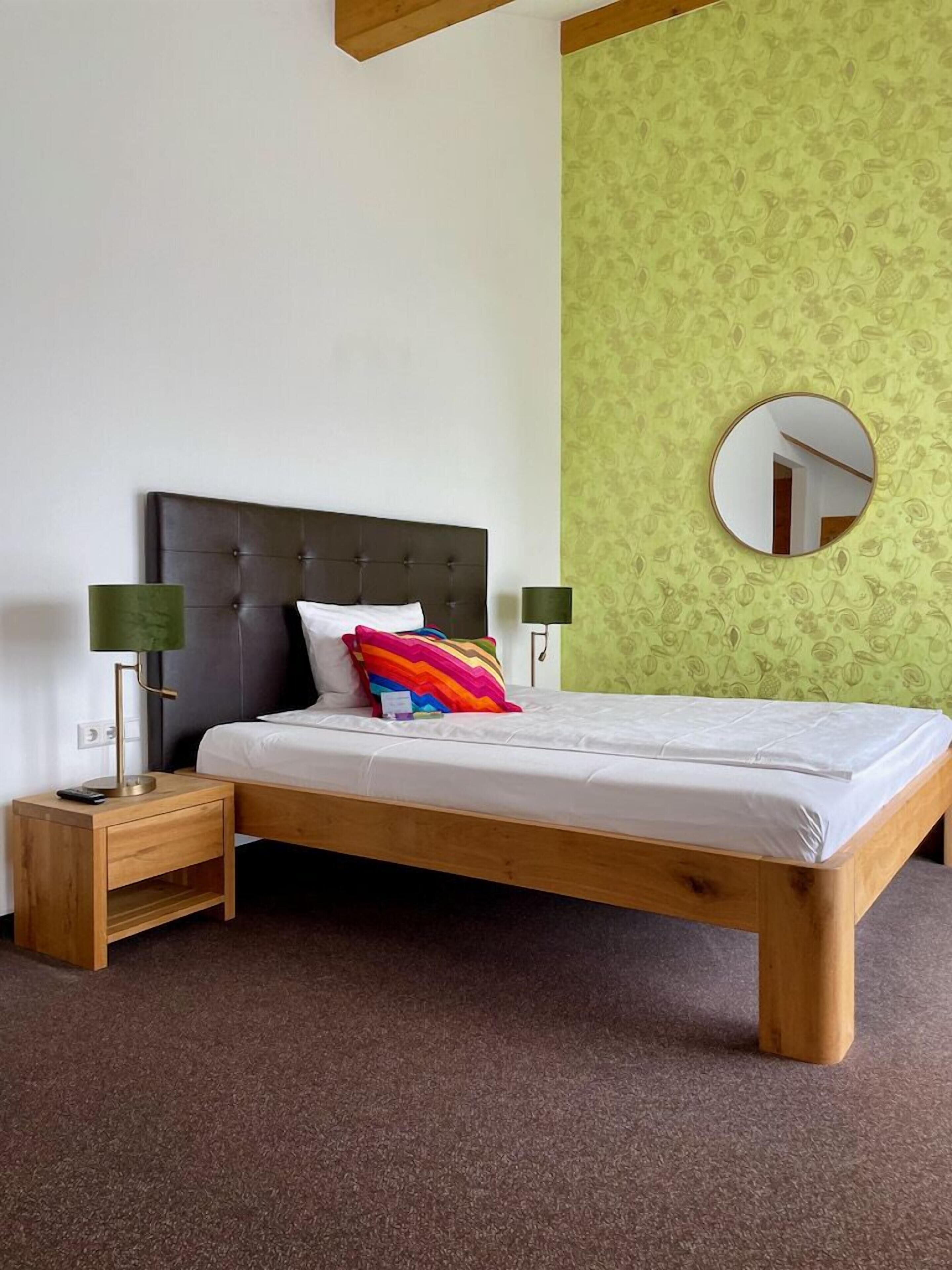 Premium bedding, pillow-top beds, in-room safe, desk