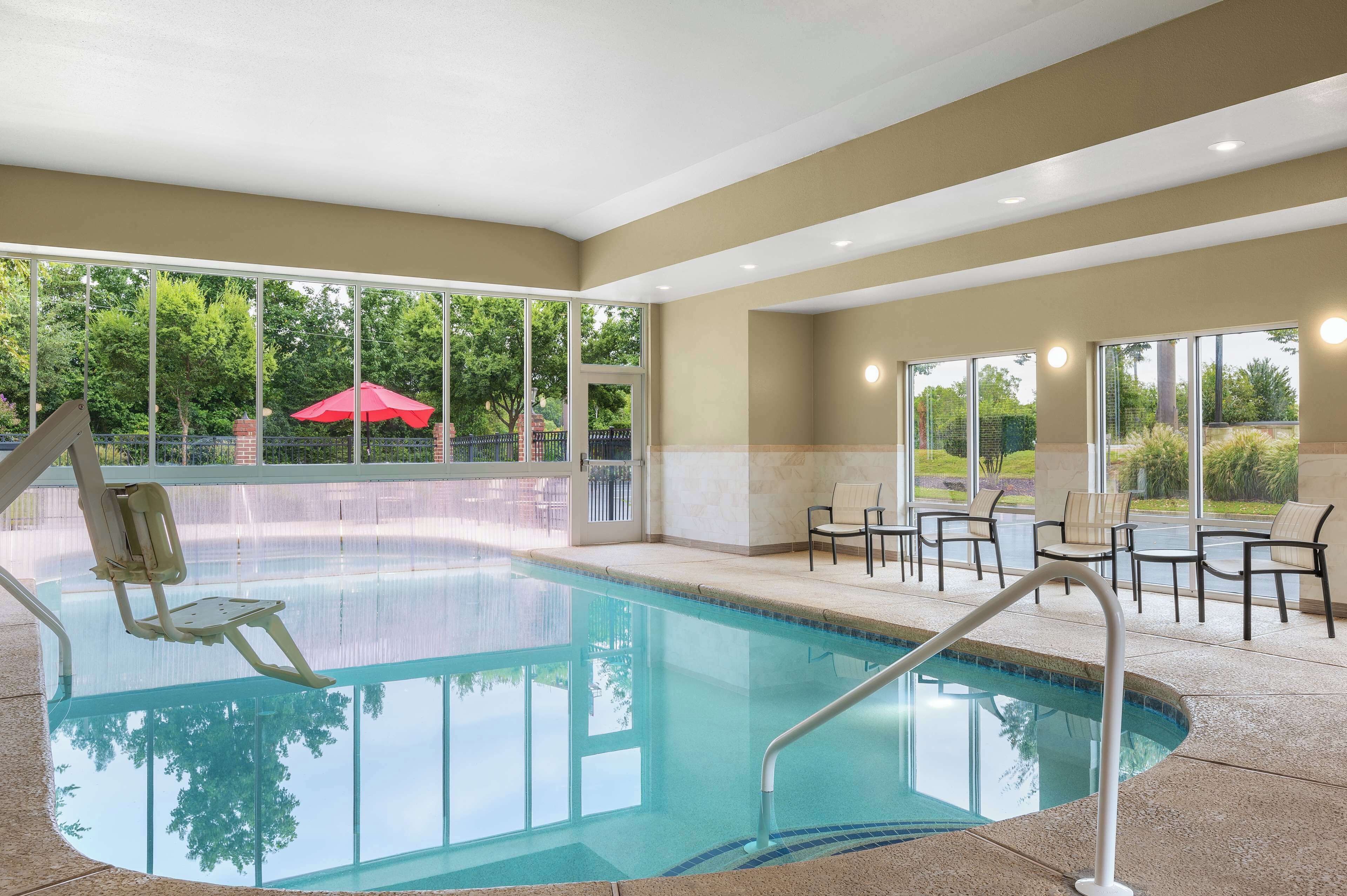 Indoor pool, outdoor pool