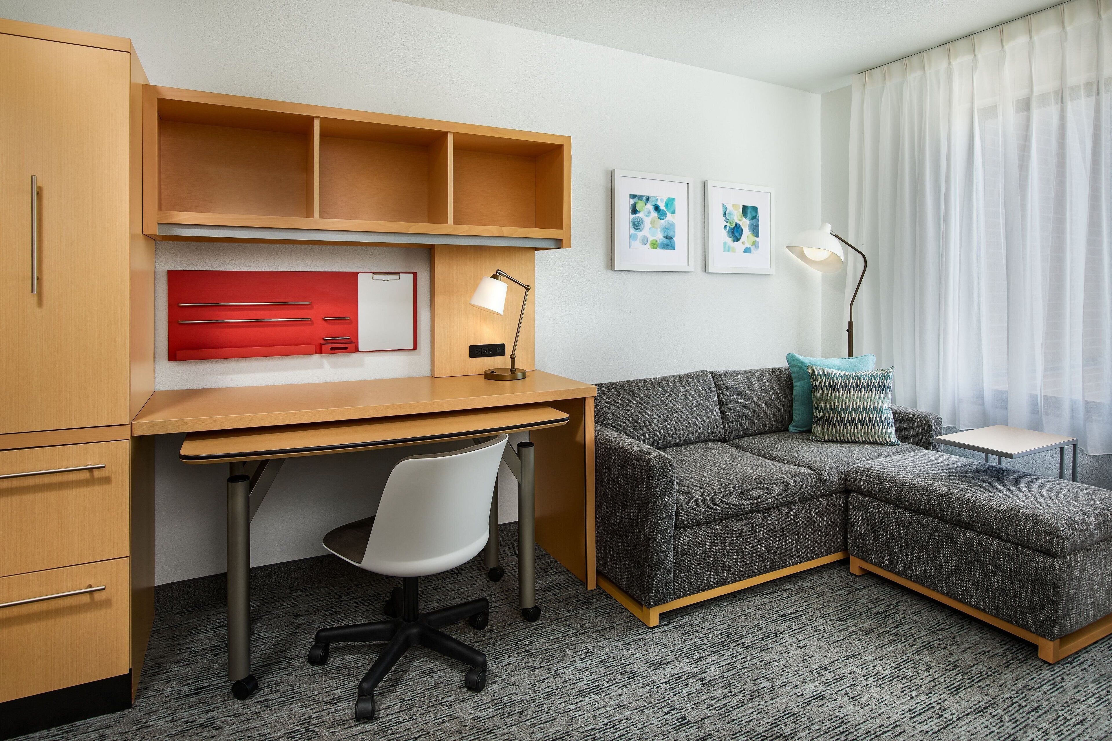 laptop workspace, iron/ironing board, free cots/infant beds