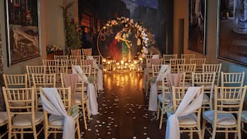 Área interna para casamento