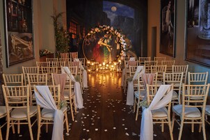 Área interna para casamento