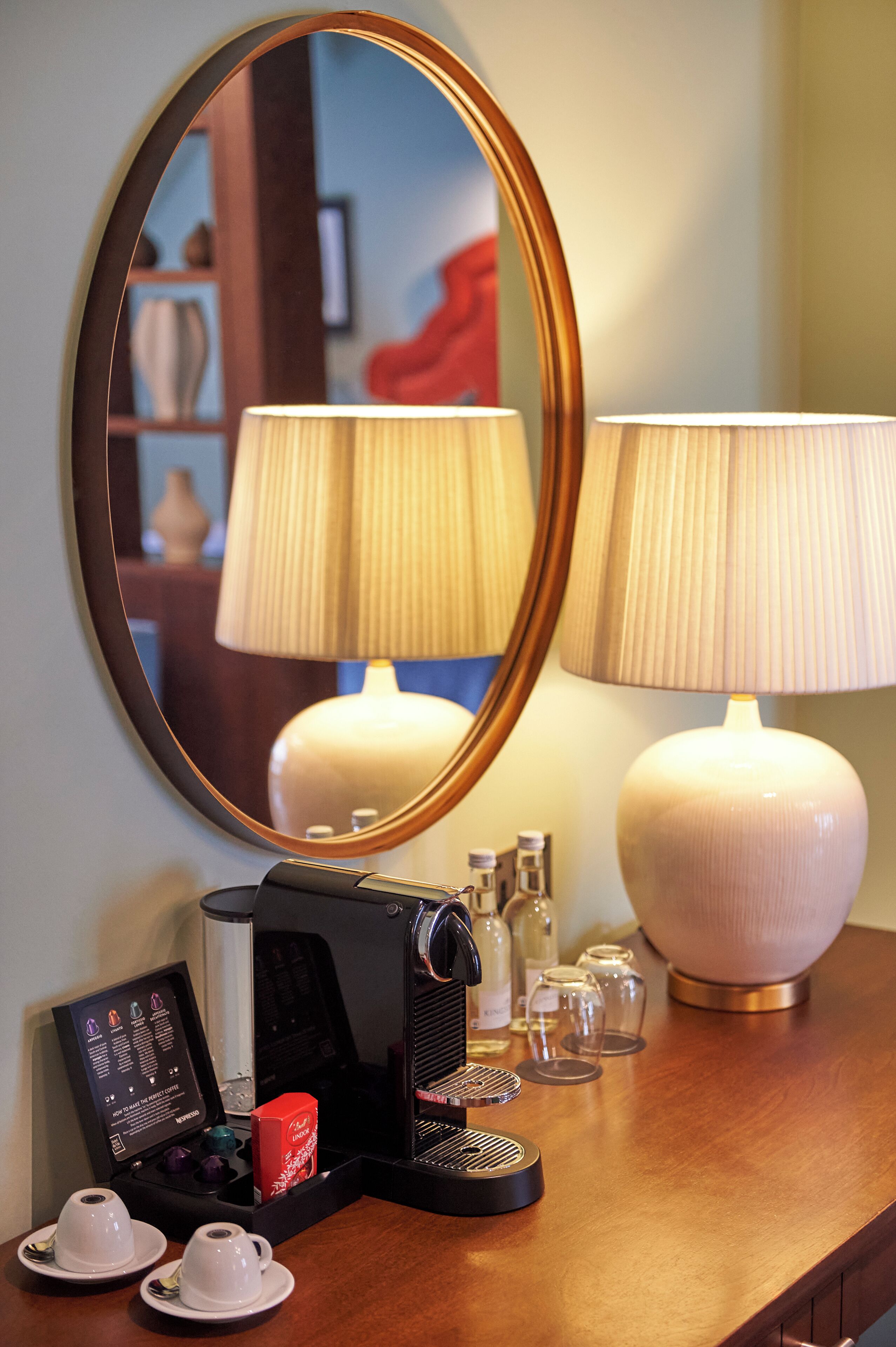 signature suite | desk, blackout curtains, soundproofing, iron/ironing board