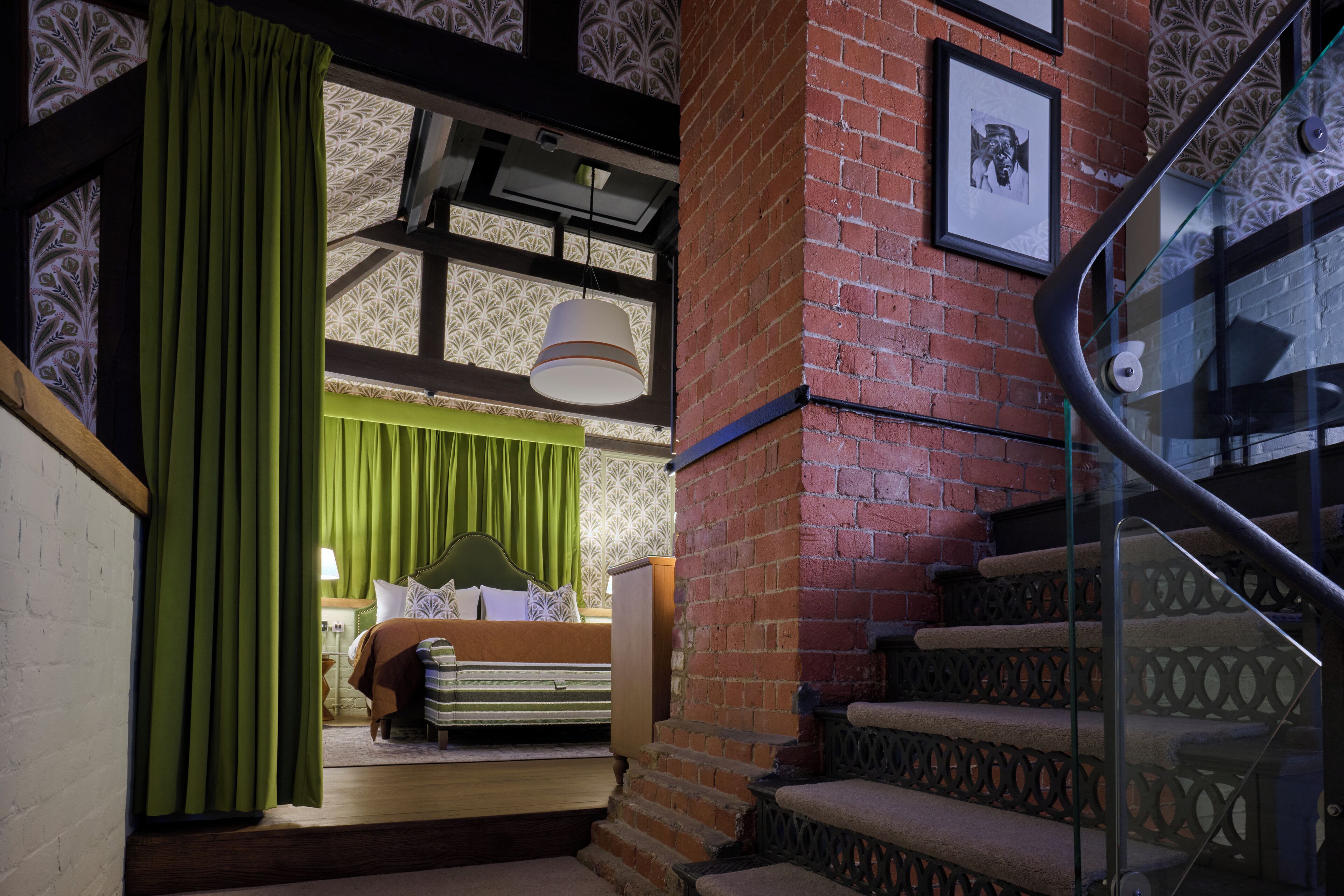 Signature Duplex Suite | Egyptian cotton sheets, premium bedding, desk, blackout drapes