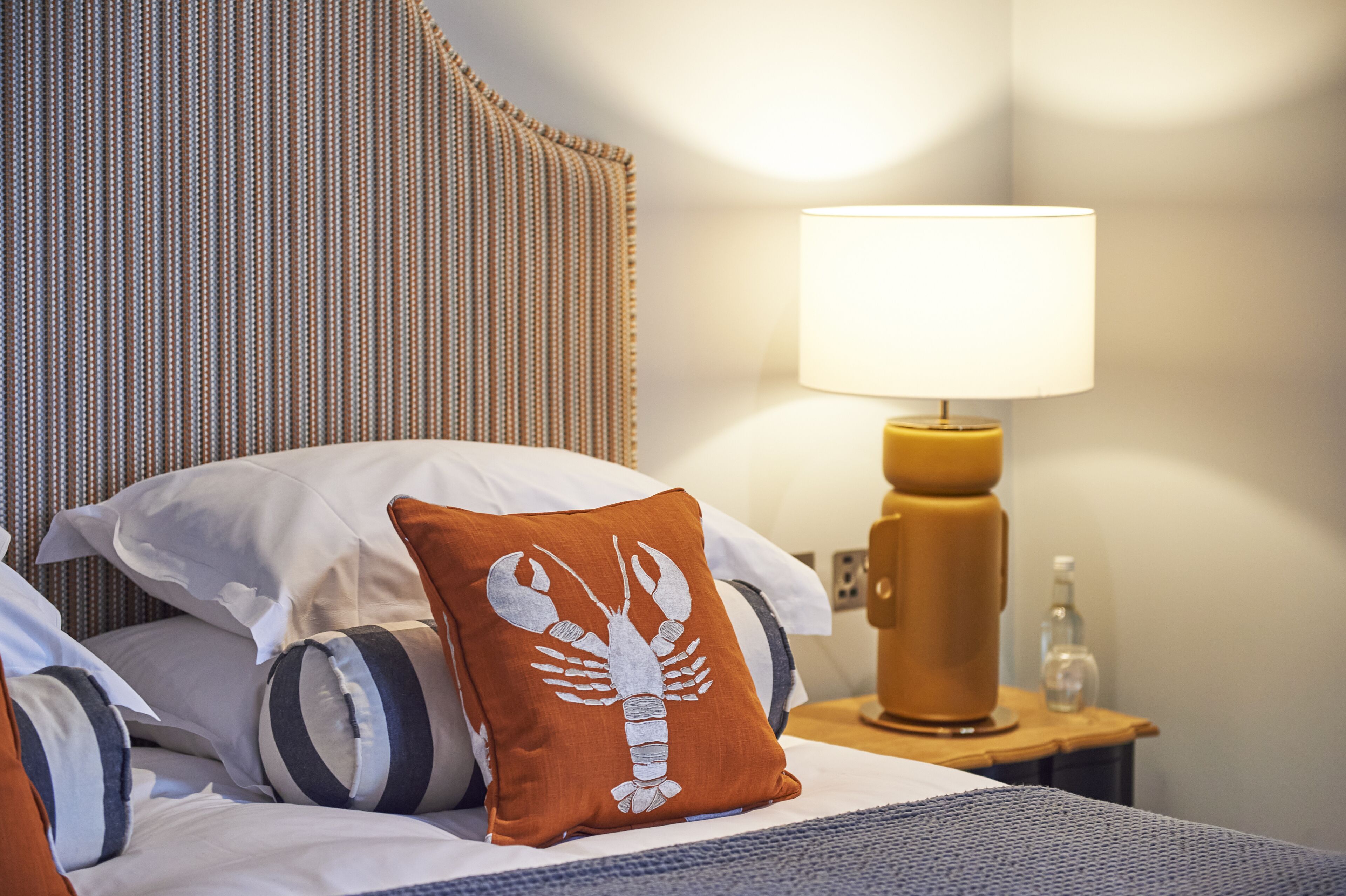 suite | egyptian cotton sheets, premium bedding, desk, blackout curtains