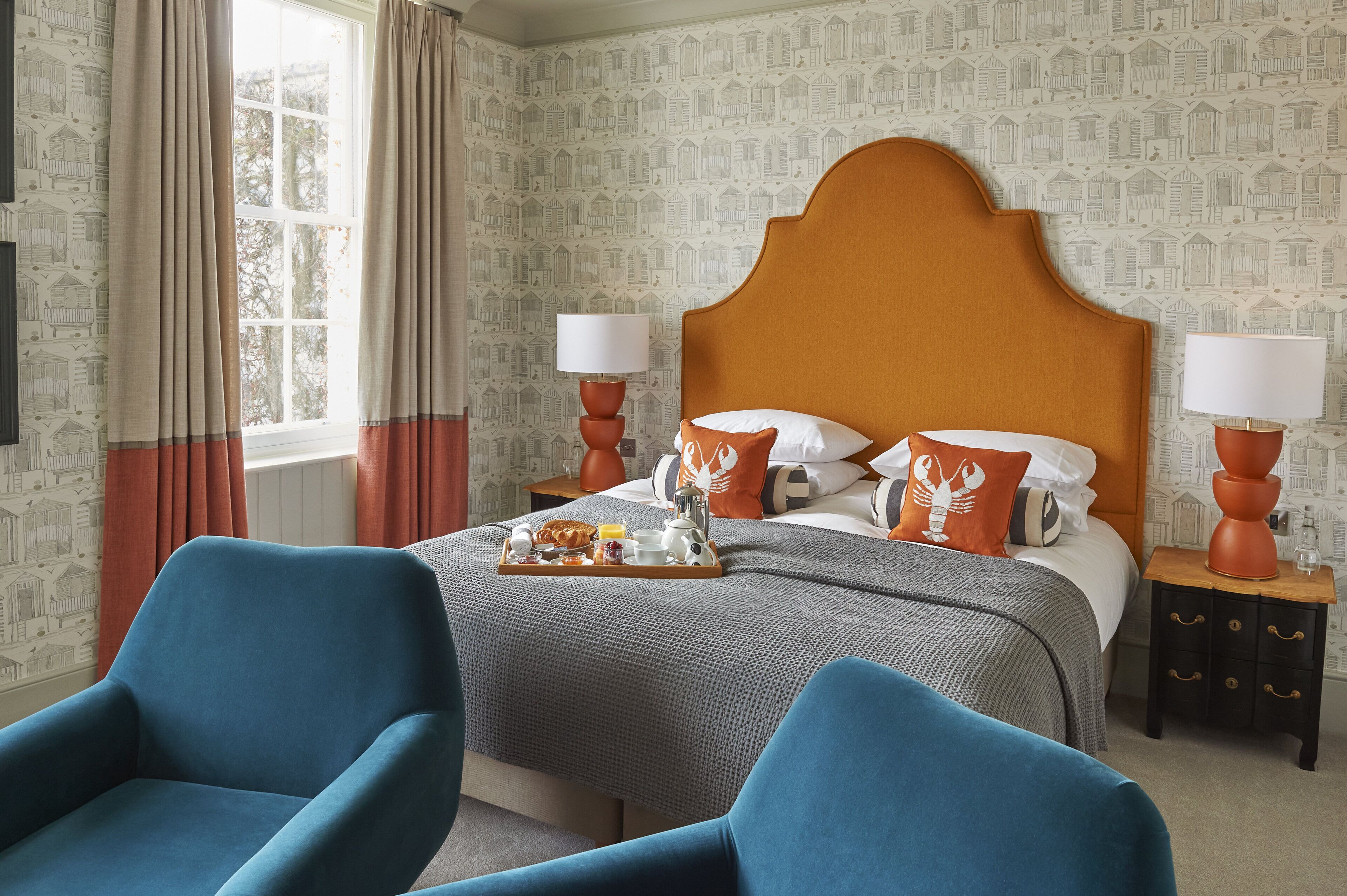 deluxe double room | egyptian cotton sheets, premium bedding, desk, blackout curtains