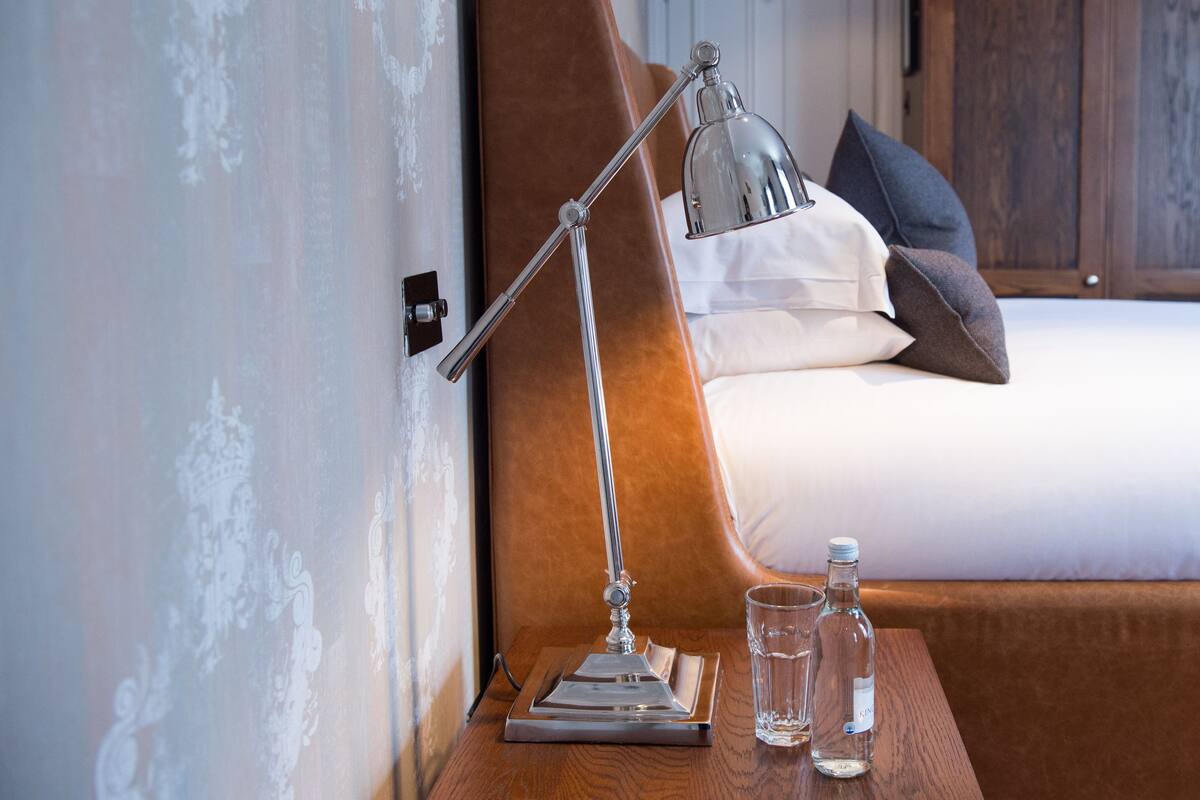 egyptian cotton sheets, premium bedding, desk, blackout curtains