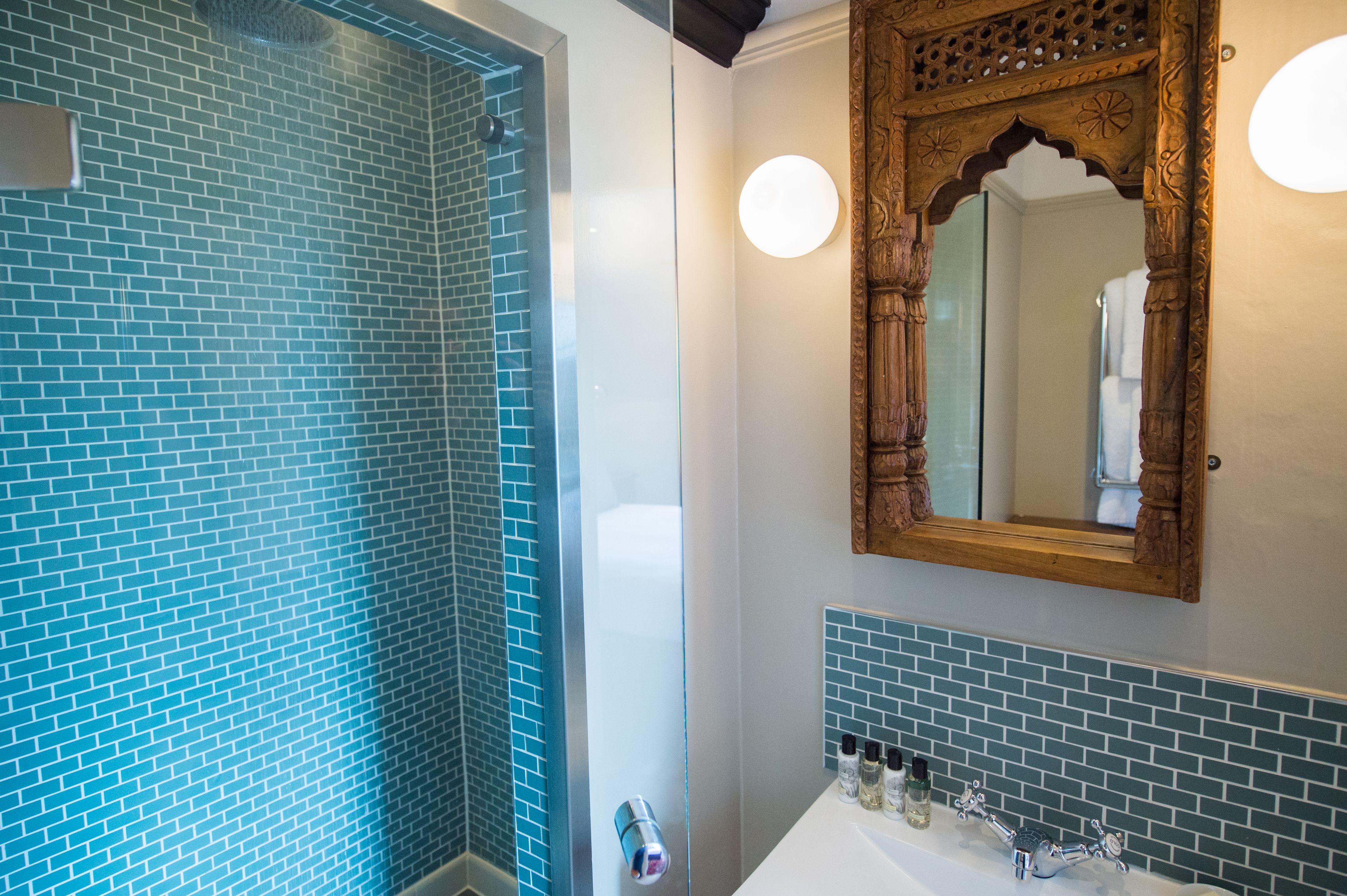 free toiletries, hair dryer, towels, soap