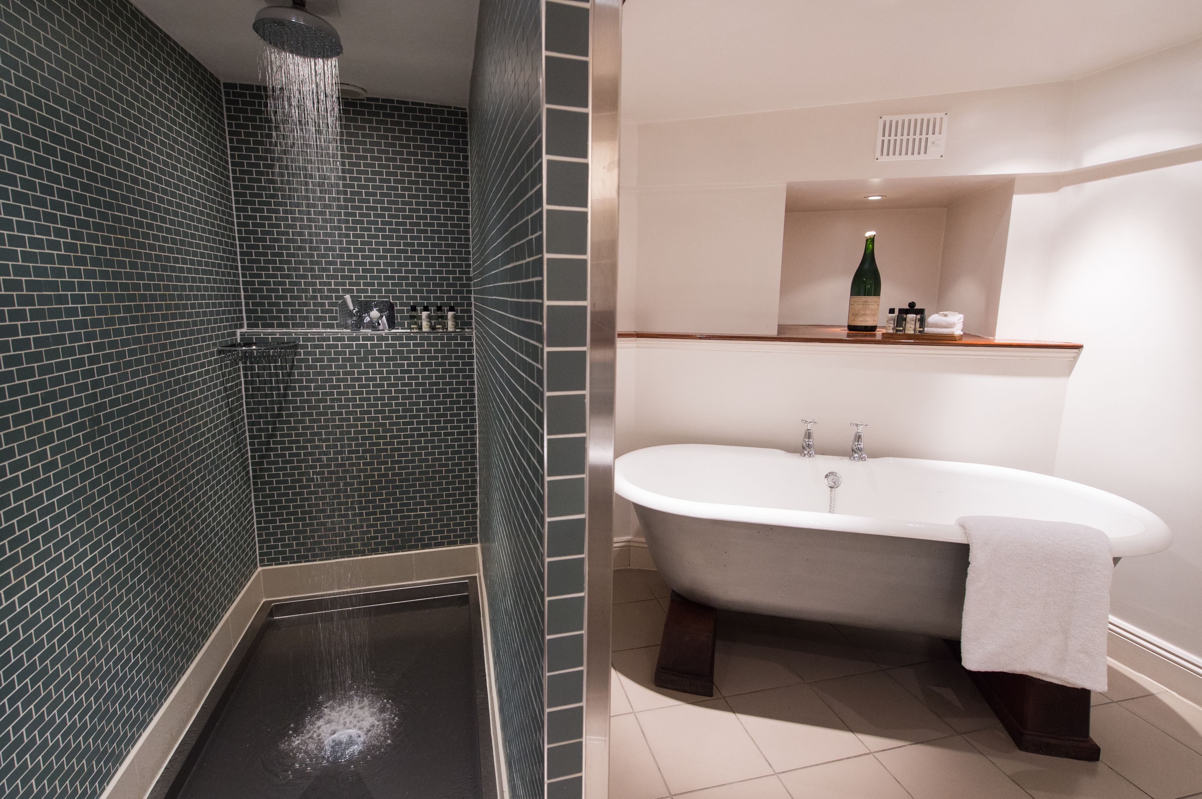 free toiletries, hair dryer, towels, soap