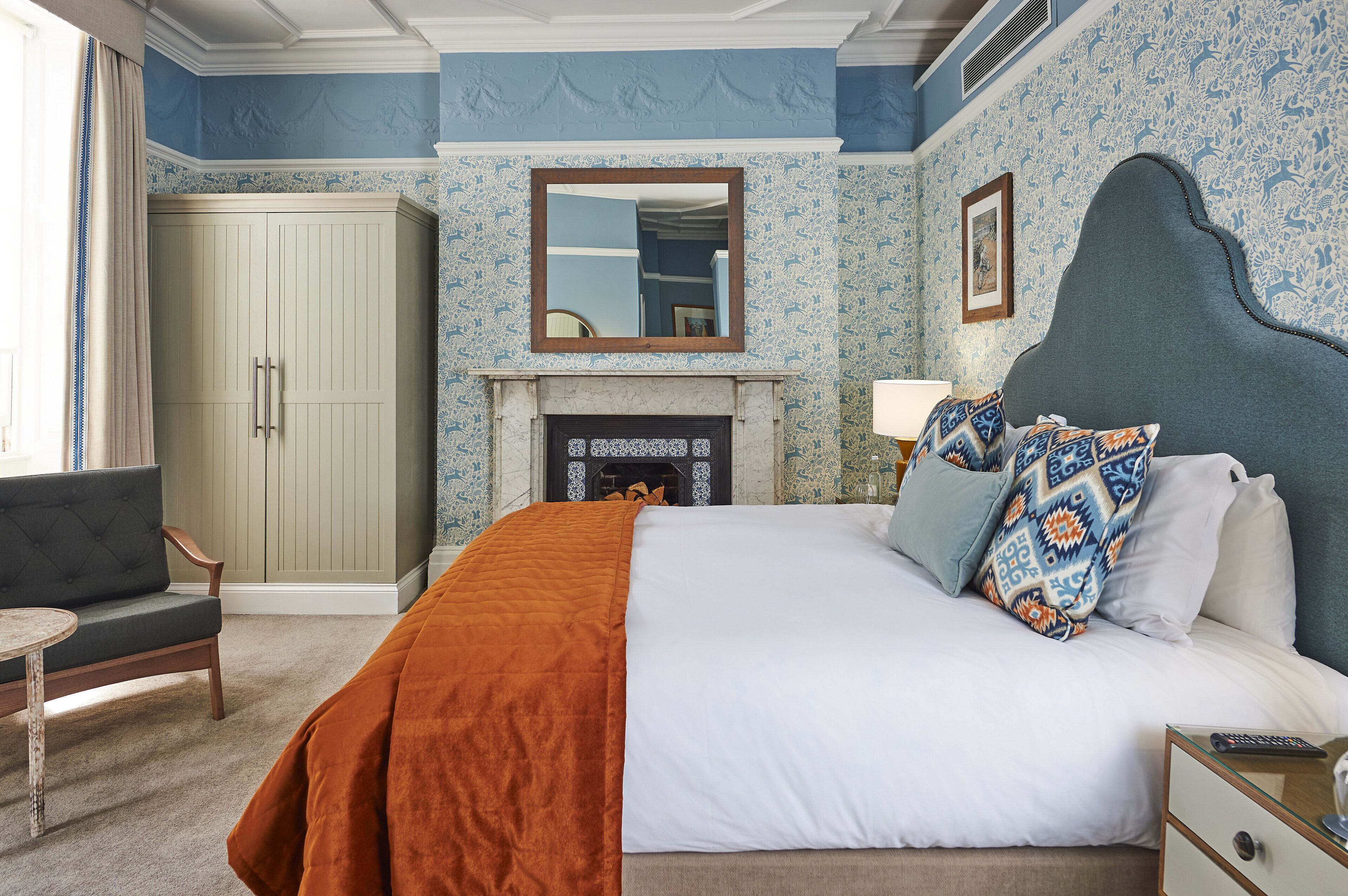 deluxe double room | egyptian cotton sheets, premium bedding, desk, blackout curtains