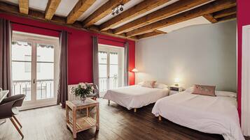 Premium bedding, individually decorated, individually furnished, desk