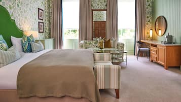 Egyptian cotton sheets, premium bedding, desk, blackout curtains