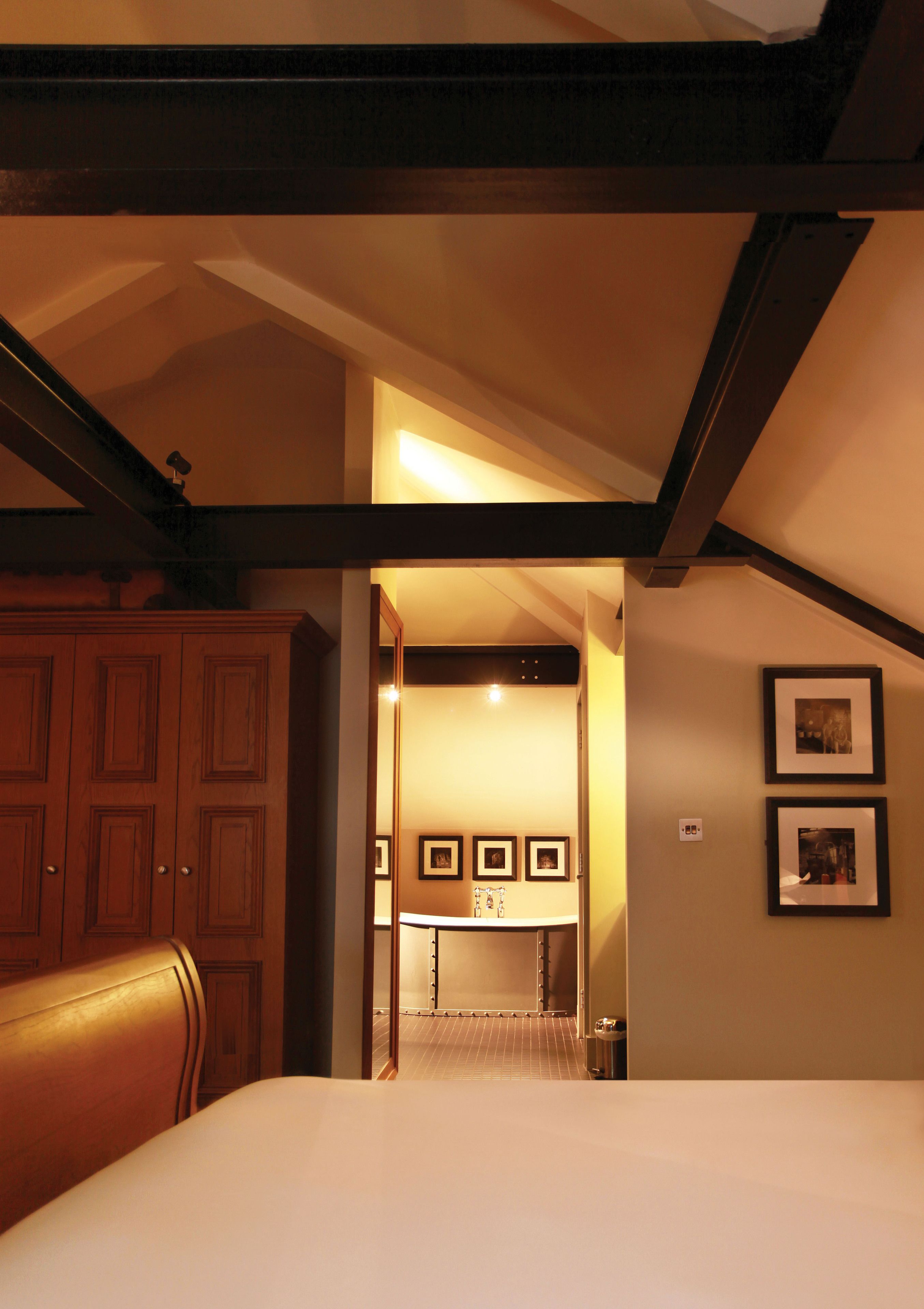 suite | egyptian cotton sheets, premium bedding, desk, blackout curtains