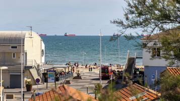 Vlak bij het strand