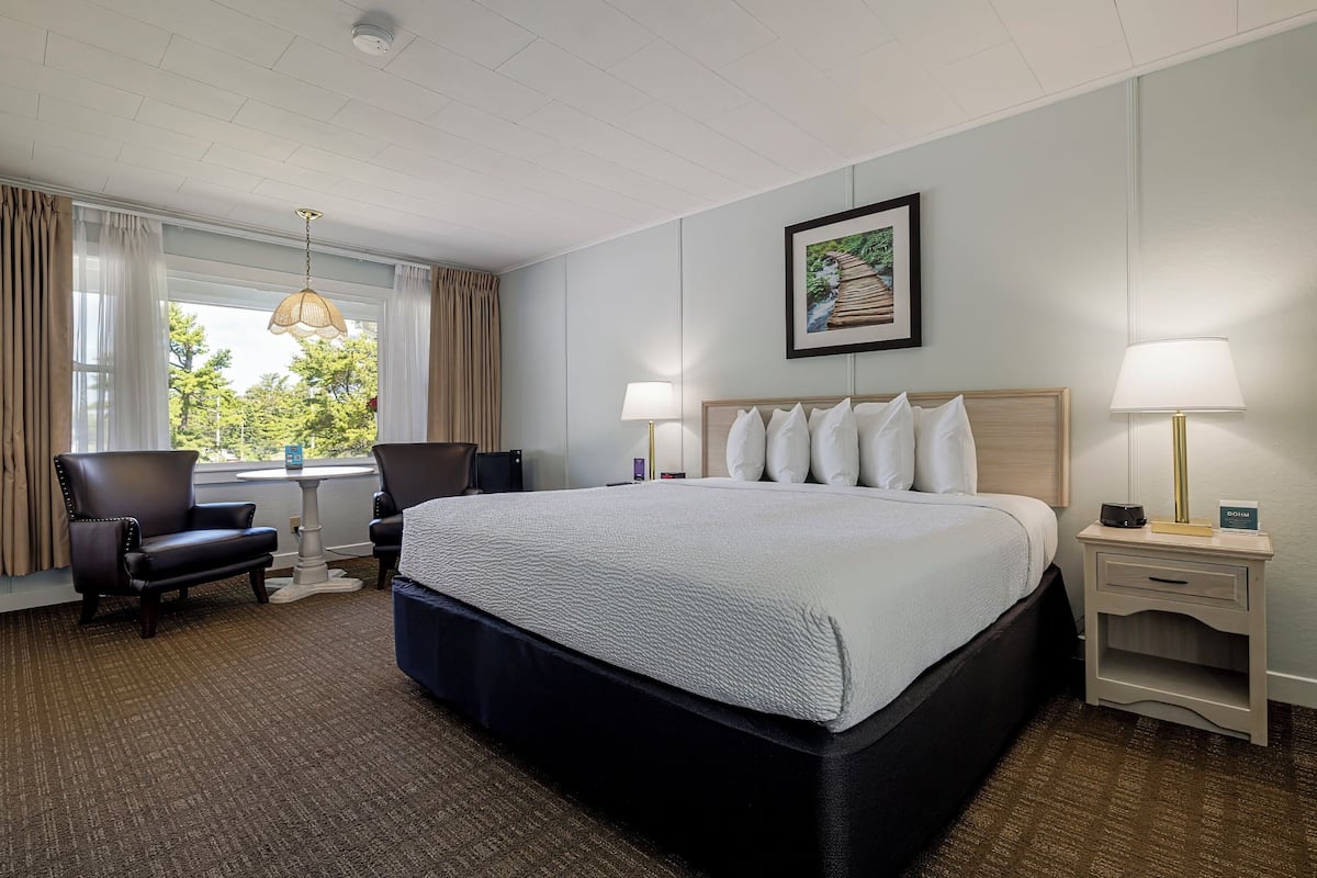 Non-Smoking, Standard 1 King Bed (Maximum 2 People) | Ropa de cama de alta calidad y escritorio