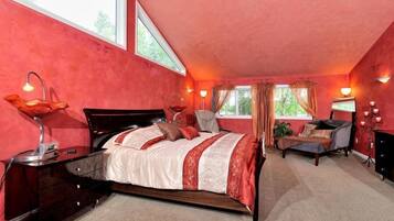 Suite, 1 cama King size, bañera de hidromasaje, del lado del lago
