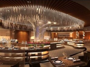 2 restaurants; breakfast, lunch, and dinner served - Grand Skylight International Hotel Gongqingcheng (Jiujiang)