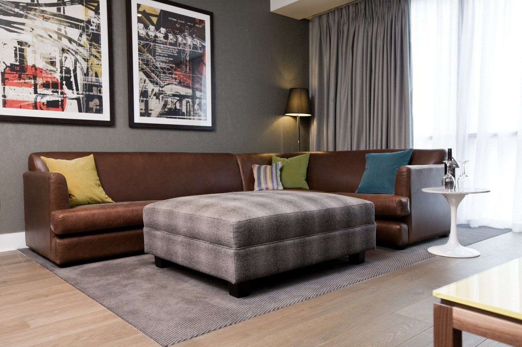 1 bedroom, desk, blackout curtains, iron/ironing board