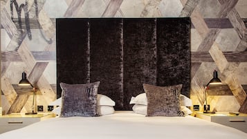 1 bedroom, desk, blackout curtains, iron/ironing board