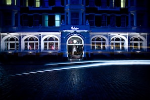 Front of property – evening/night
