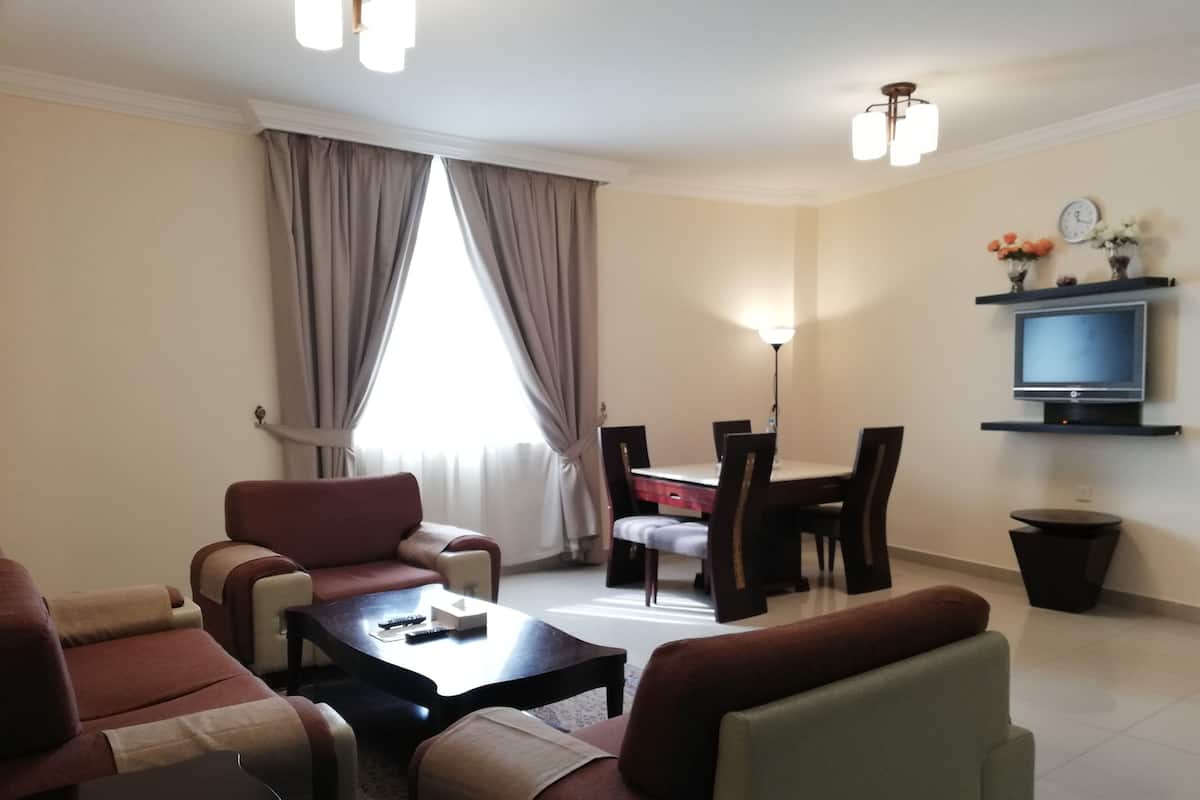 Suite, 2 slaapkamers | 1 slaapkamer, een kluis op de kamer, geluiddichte muren