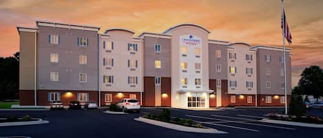 Front of property – evening/night