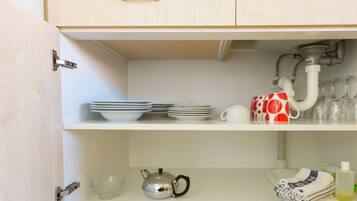 One Bedroom Spa Unit | Private kitchenette | Mini-fridge, microwave, coffee/tea maker, electric kettle