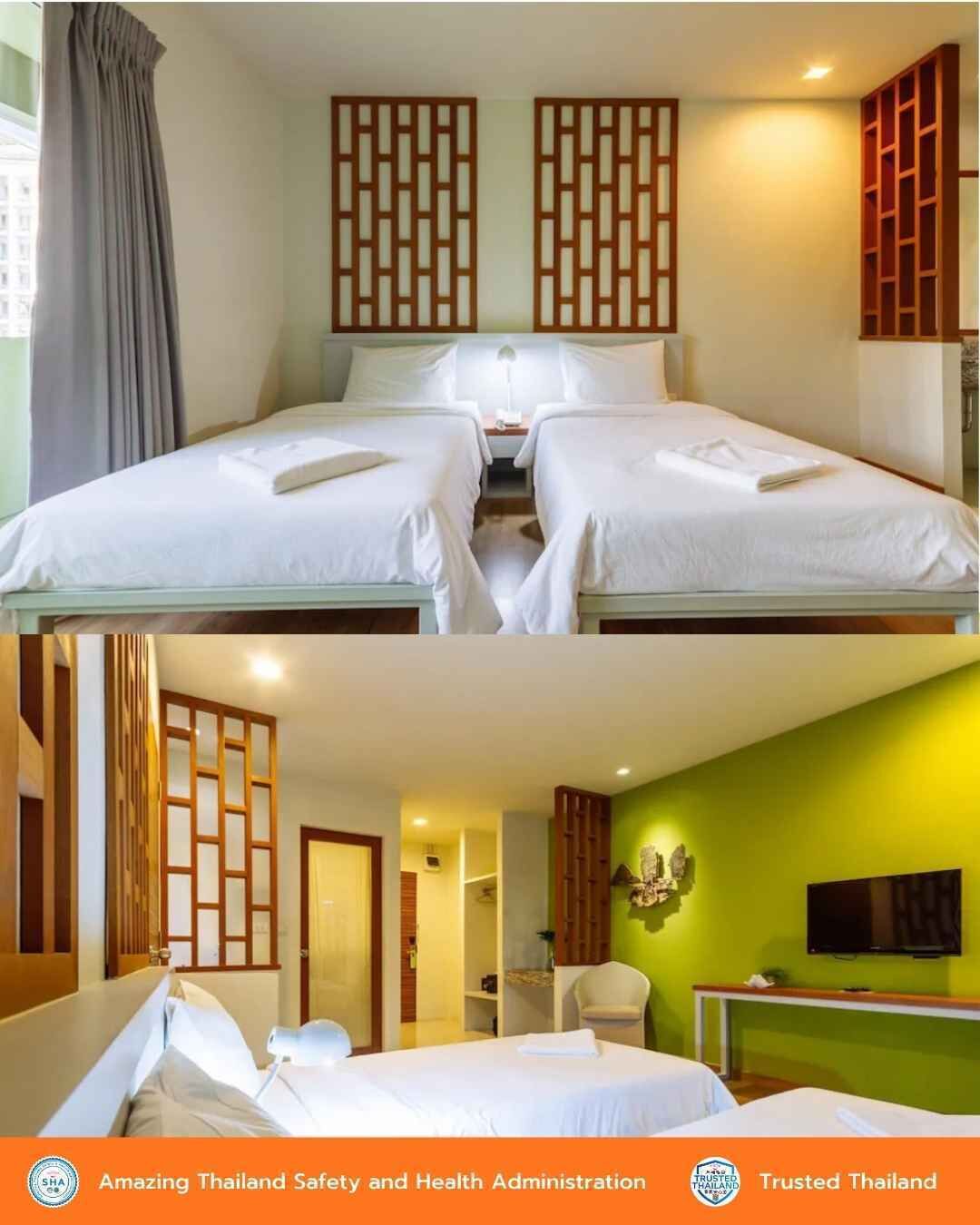 Deluxe Twin Private Ensuite | Pimennysverhot, äänieristys, ilmainen Wi-Fi, vuodevaatteet