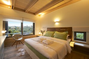 Egyptian cotton sheets, hypo-allergenic bedding, pillow-top beds - Conte Marino Villas (Platanias)