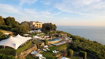 Blick von der Unterkunft