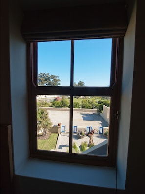 Blick von der Unterkunft