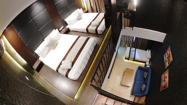 Family Suite | Premium bedding, iron/ironing board (on request), WiFi (free) - Here Hotel (Johor Bahru)