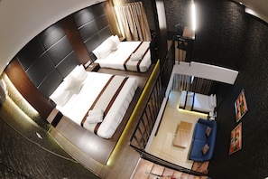 Family Suite | Premium bedding, iron/ironing board, free WiFi - Here Hotel (Johor Bahru)