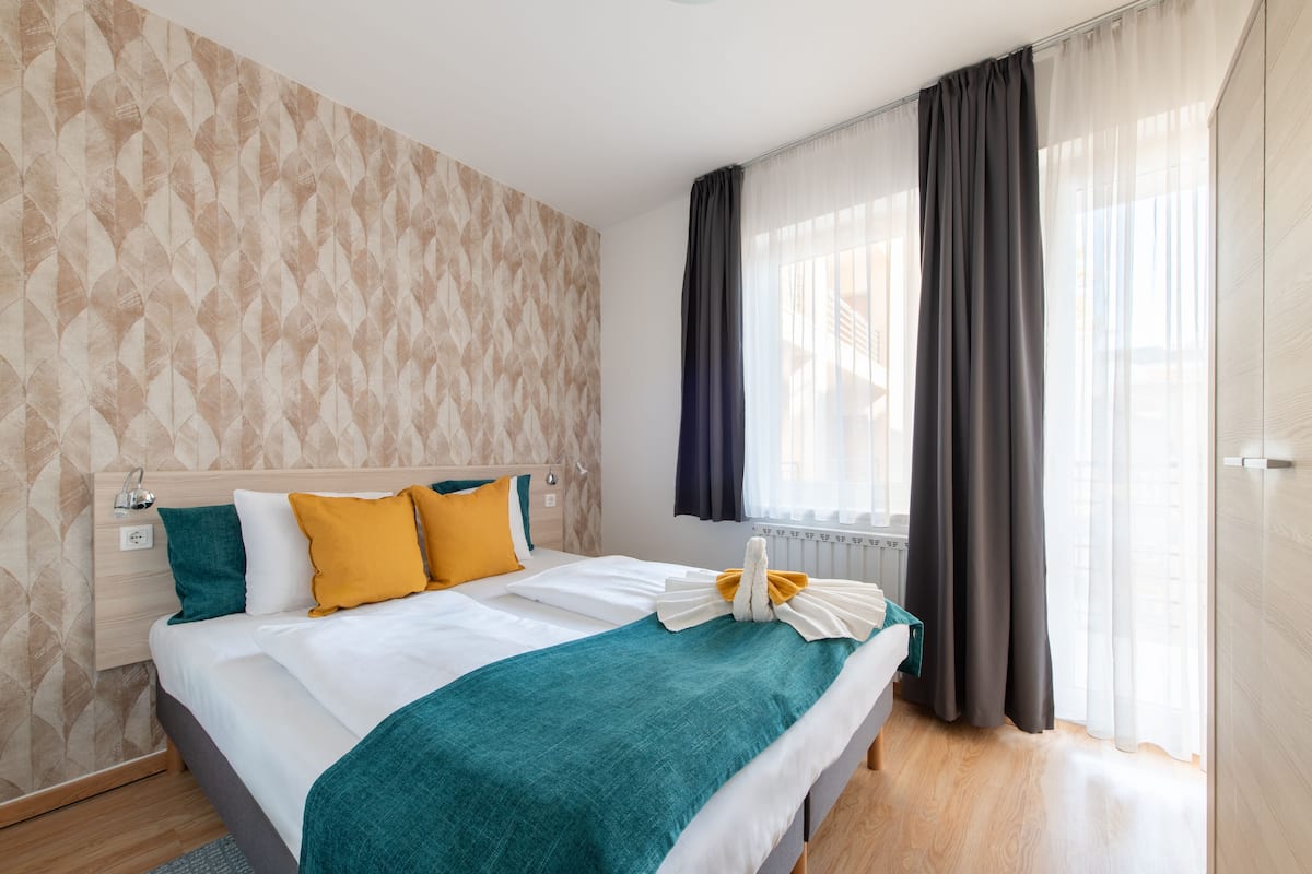 2 Bedroom Apartment | 2 camere, una cassaforte in camera, Wi-Fi gratuito, lenzuola